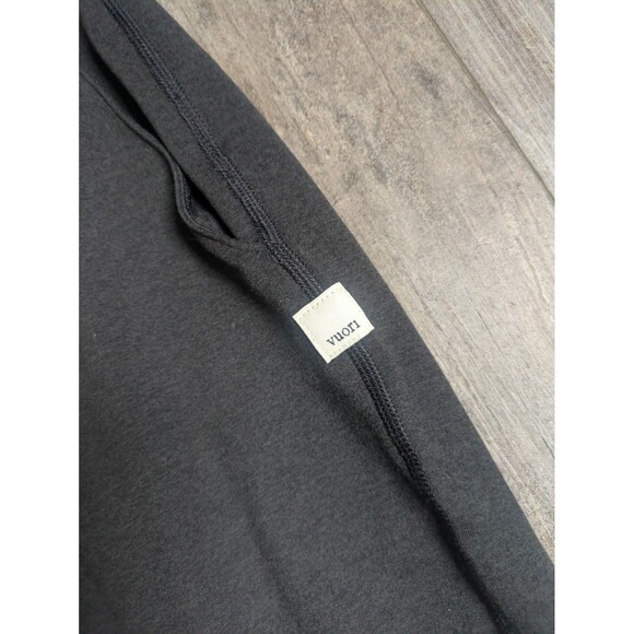 Vuori Men's Jogger Pants Sweatpants in Black Size Large Drawstring 27" Inseam - Picture 2 of 6